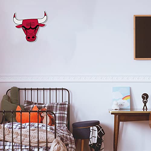 Chicago Bulls Pennant - Die-Cut Soft Felt Wall Decor - 18"