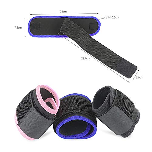 Wrist Brace Compression Support Strap for Sports - Pink