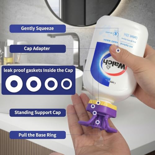 ARKNOAH 3 Pack Bottle Emptying Kit for Household Plastic Bottles – Universal Fit