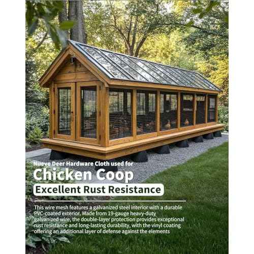 Hardware Cloth 1/2 inch, Chicken Wire Mesh Roll, 24'' x 50' 19 Gauge - Black Vinyl Coated Wire Fence Roll, Welded Wire Fencing, Mesh & Wire Cloth, Garden Fence