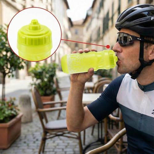 20oz Lightweight Cycling Water Bottle - Neon Yellow, BPA-Free