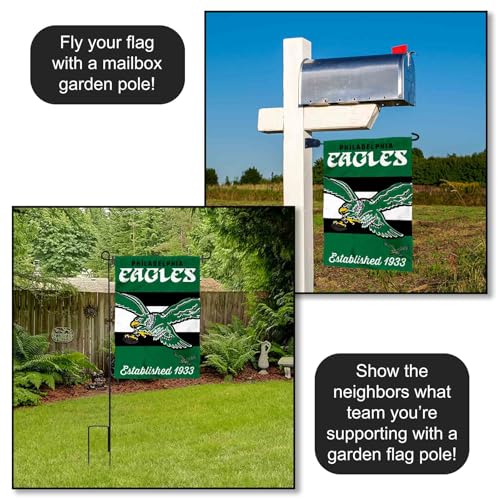 Philadelphia Eagles Double Sided Garden Flag - 12.5 x 18 in