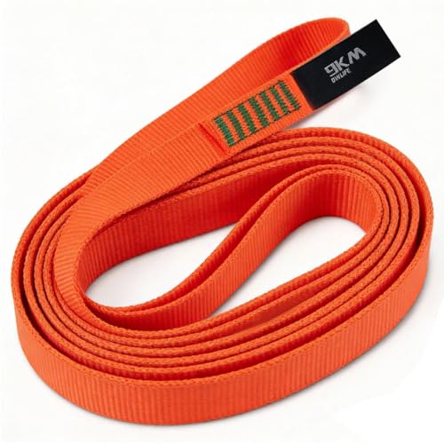 UIAA Certified Climbing Sling - 16mm Nylon Webbing, 60cm - Orange