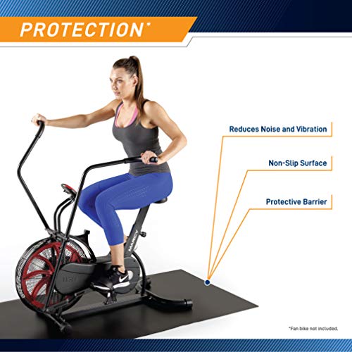 Extra Long Exercise Equipment Floor Mat - 78" Gym Protector