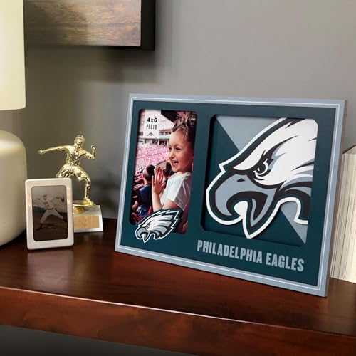 Philadelphia Eagles 3D Logo Picture Frame - 12" x 8"