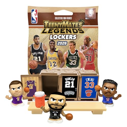 NBA Basketball Legends Locker Room Set - TeenyMates Action Figures