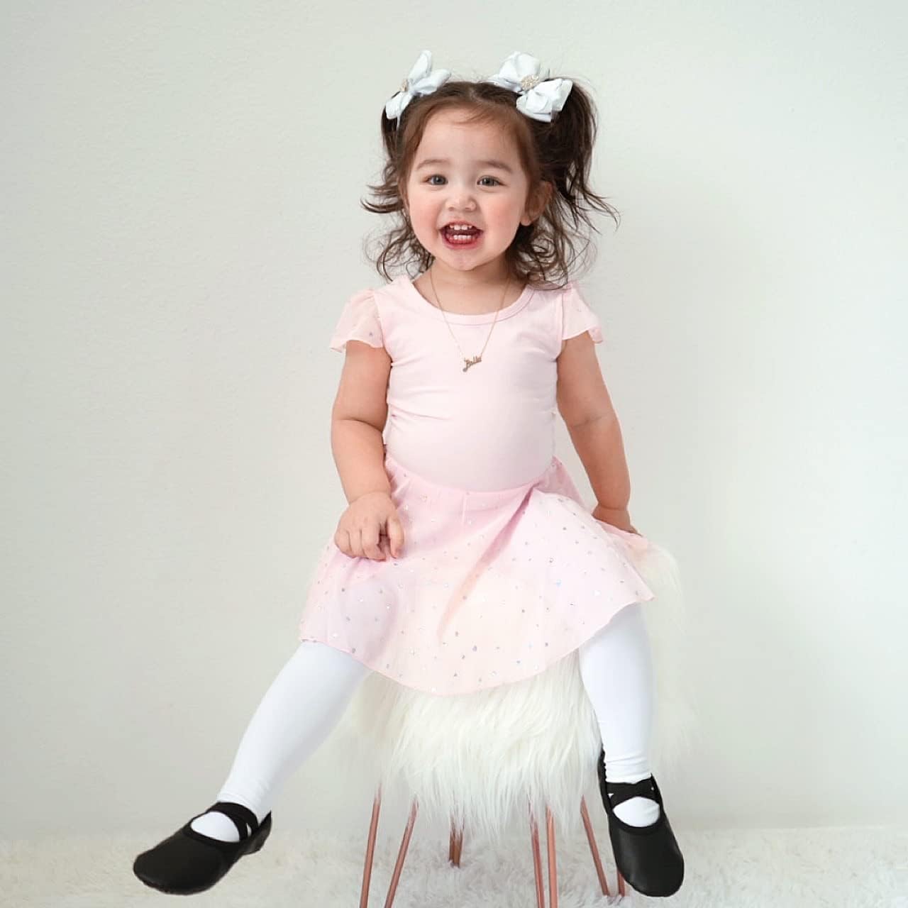 Stelle Girls' Ultra Soft Pro Dance Tights - Comfortable Ballet Footed Design | Sizes Toddler to Big Kid