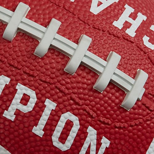 Champion Junior All-Weather Football - Turf & Mud Play, Includes Pump