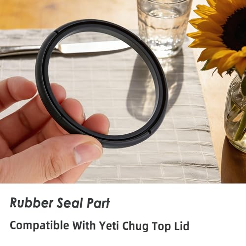 Silicone Gaskets for Yeti Chug Cap Lid - 4 Pack