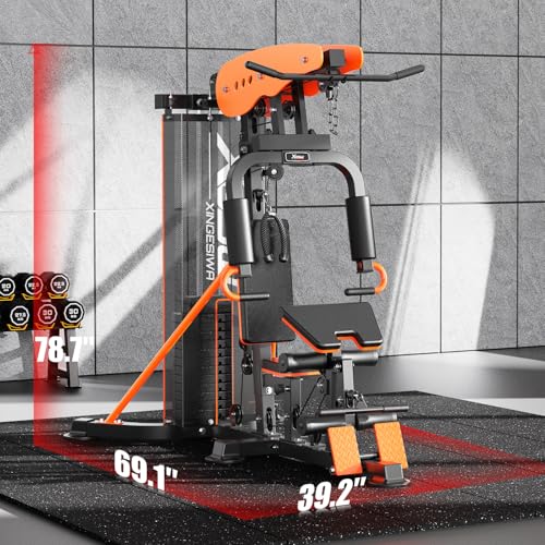 Multi-Function Home Gym Workout Station with Pulley System - L03-1 154LBS