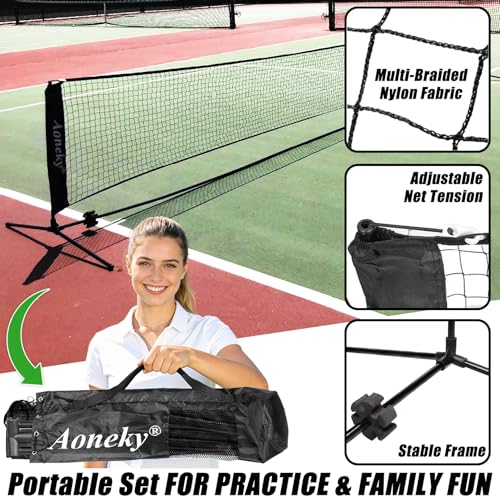 10 Feet Mini Portable Tennis Net - Kids Soccer & Pickleball