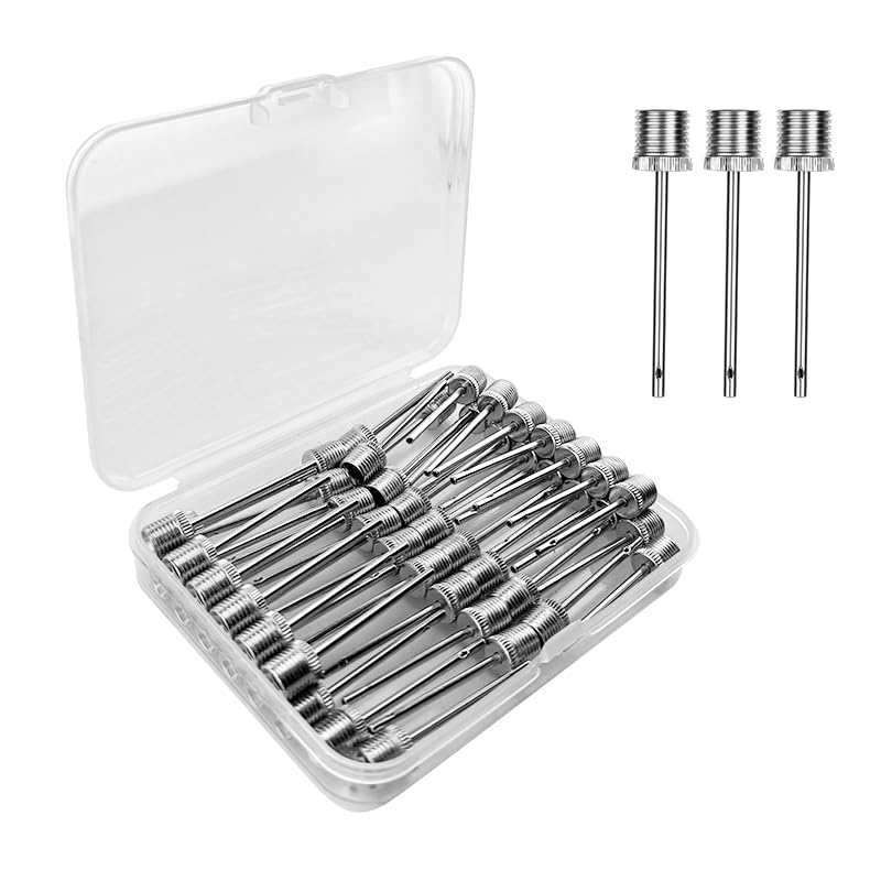 Ball Pump Needles - 50 Pack Heavy Duty Inflation Needles for Sports