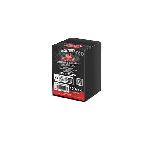 Errecom All Weather Bike Chain Lube - 4 oz Can with Brush for Optimal Performance in Any Condition