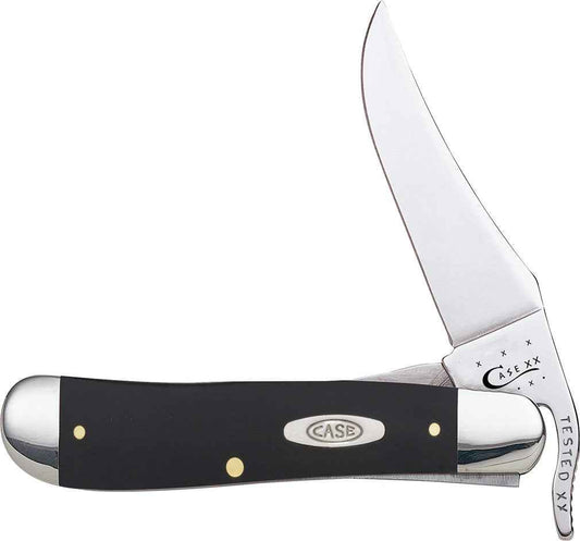Case XX WR Pocket Knife Russlock Black Synthetic Item #60439 - (21953L SS) - Length Closed: 4 1/4 Inches