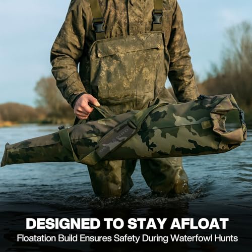 60" Waterproof Floating Shotgun Case for Hunting - Camouflage