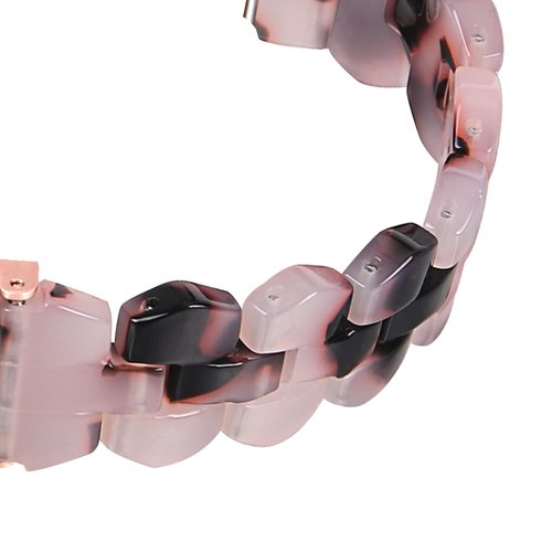 Chofit Slim Resin Band Compatible with Garmin Venu 2Plus/Venu Sq/Venu Dressy Fashion Lightweight Strap Replacement with metal buckle for Vivoactive 3/Approach S40//Forerunner 245 645 (Tortoise)