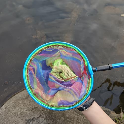 LPEIEB 2-Piece Retractable Fishing Net Set for Frogs & Tadpoles - Pink/37in