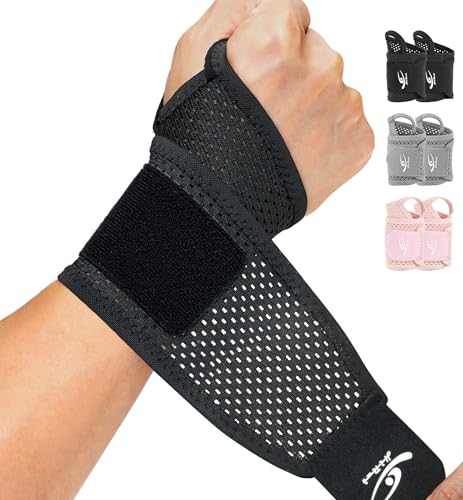 Adjustable Ultra-Thin Mesh Wrist Wraps - Breathable Support for Pain Relief