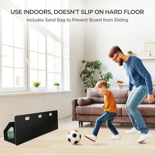 Soccer Rebounder Board - 32 x 12 Inch Kick Back Trainer