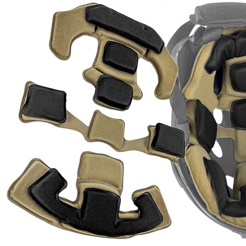 Tactical Airsoft Helmet Padding Inserts - Memory Foam Comfort