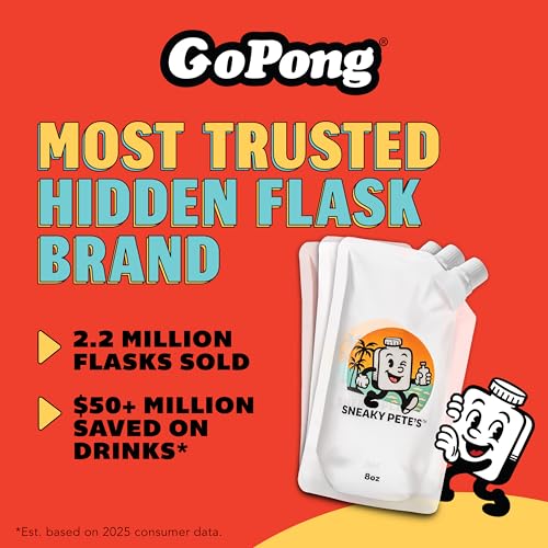 12 Pack Hidden Liquor Pouches - 8 oz Leakproof Flasks