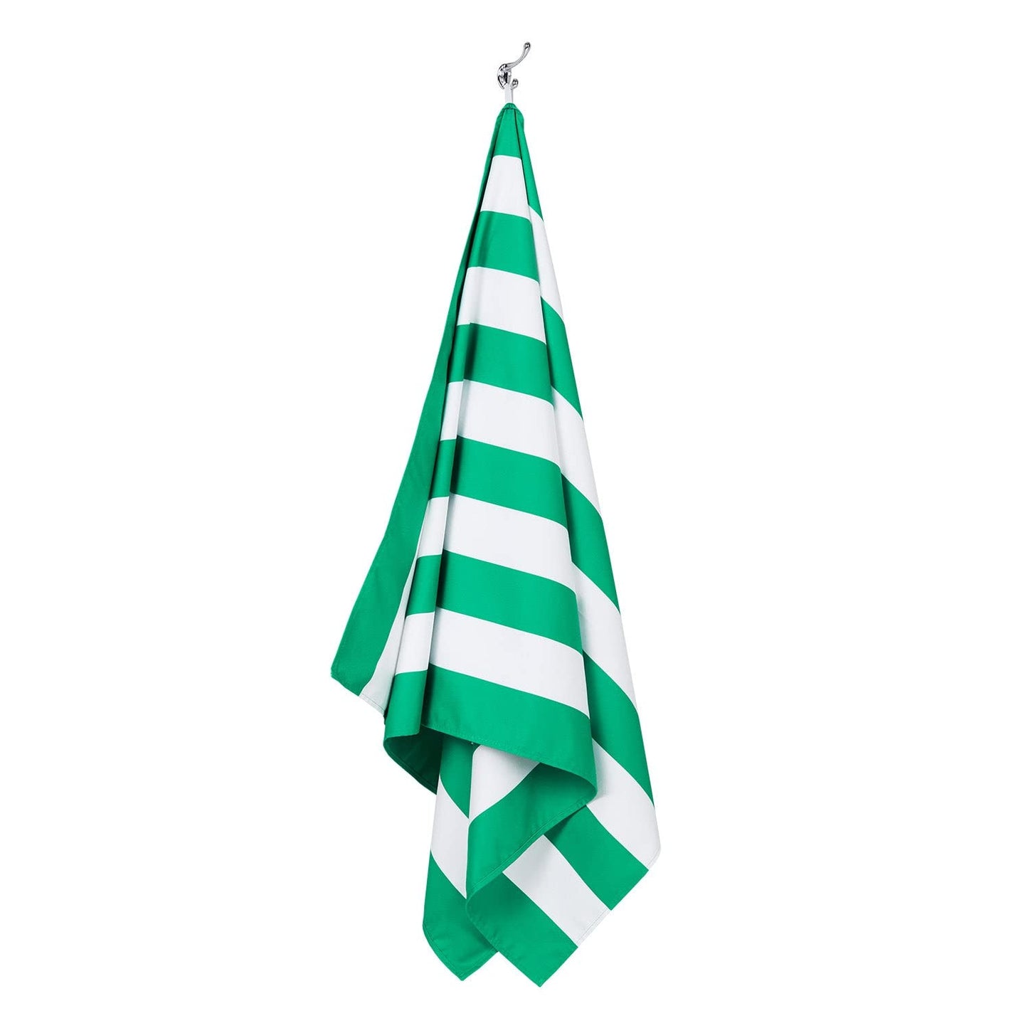 Dock & Bay Beach Towel - Quick Dry, Sand Free - Compact, Lightweight - 100% Recycled - Includes Bag - Cabana - Cancun Green - Extra Large (200x90cm, 78x35)