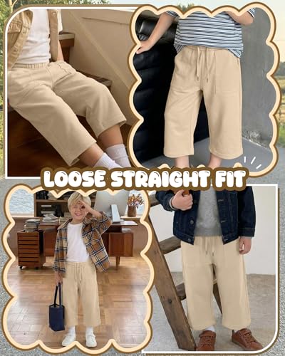 Boys Wide Leg Capri Pants - Soft, Breathable Fabric