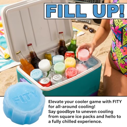 FITY Freeze Ice Pack 2-Pack – Multi-Use Freezable for Tumblers, Lunch