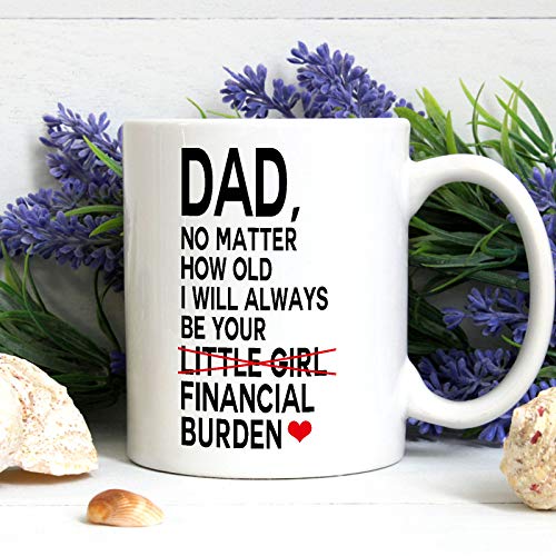 Financial Burden Mug - 11 Ounce Coffee Mug Gift for Dad