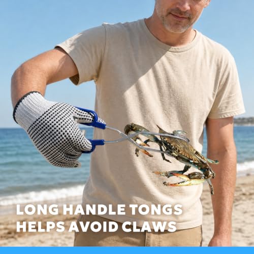 A1FISHER Crab Throw Line Kit 30FT with Lead Weights - Ctl007-KT