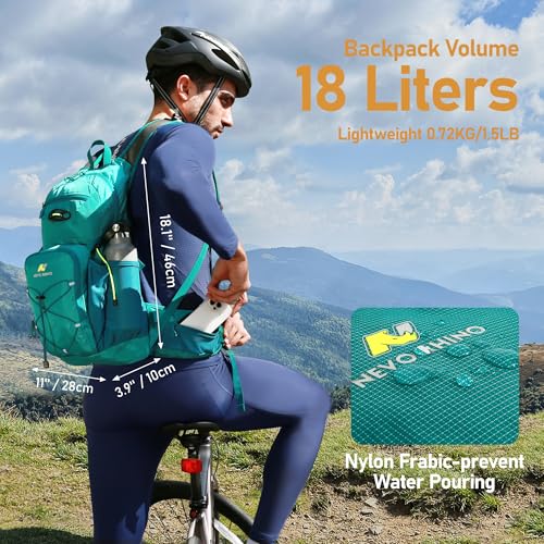 Hydration Backpack 18L with 3L Bladder - Insulated & Breathable - 04 Green