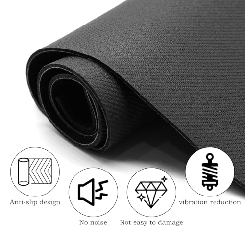 Anti-Slip Squat Mat with Foot Positioning - Pink