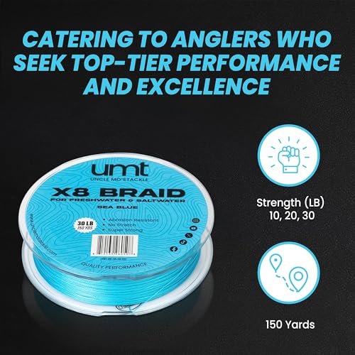 High Strength 150 Yards Sea Blue 30LB Fishing Braid Line