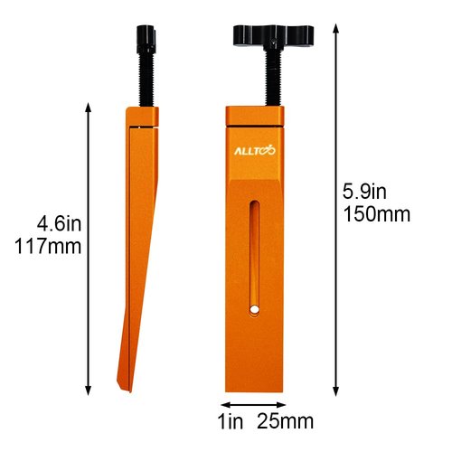 alltoo Brake Tool for Shimano and SRAM, Piston Press Tool for Brake Caliper, Hydraulic Disc Brake Caliper Piston Press Tool Compatible with All Brands, for Quick Brake pad Replacement
