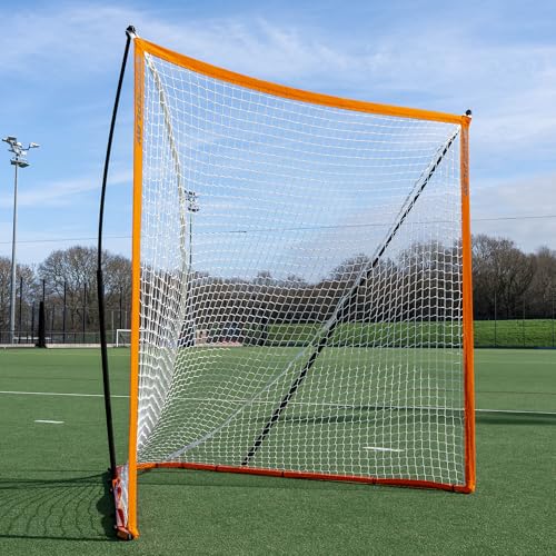 Portable 6x6 Lacrosse Goal with 8-Ply Weatherproof Net