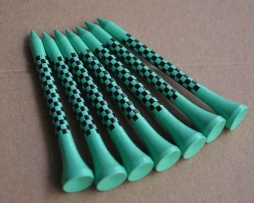 Fandom Fitness Gear Wooden Golf Tees – Pack of 50 2 – 3/4 inch Bamboo Golf Tees for Professional Use, Training, Competition - Unique Design Unbreakable Golf Tees