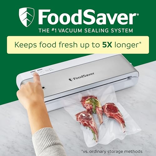 Compact Vacuum Sealer Machine with Bags & Roll - Airtight Food Storage