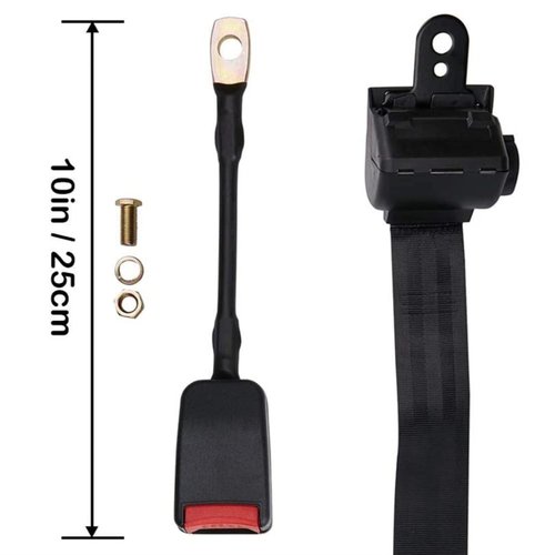 ROSSROLLA 2 Pack Golf Cart Seat Belt Kits Retractable Fits Most Golf Cart Like EZGO, Yamaha, Club Car, UTV