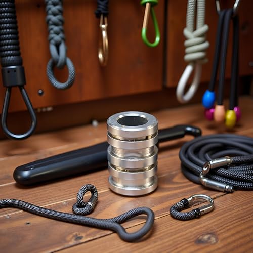 Titanium Parachute Cord Beads Set for Lanyards & EDC - Silver