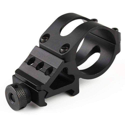WINDFIRE 2 Pack 1" Offset 45 Degree Picatinny Rail Mount, Flashlight Offset Ring Side Gun 20mm Picatinny Rail Mount, for Scopes Laser Sight, Rifle Scope, Tactical Flashlight