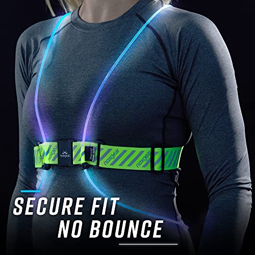 Multicolor Reflective Running Vest with Rechargeable LED Lights