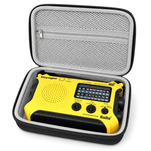 Kaito RC500 Hard Shell Radio Storage Case for Voyager KA500 & Accessories