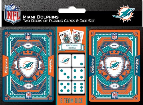 Buffalo Bills Card and Dice Set - 2-Pack with Team Colors