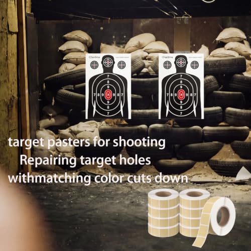 Qilery 9000 Pcs Shooting Target Stickers 0.87'' for Range Practice & Competition