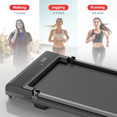 Foldable Under-Desk Treadmill with LED Display - Compact Walking Pad