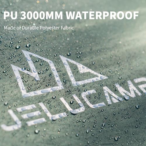 JELUCAMP 2-Person Dark Green Dome Tent Lightweight Waterproof Camping Shelter
