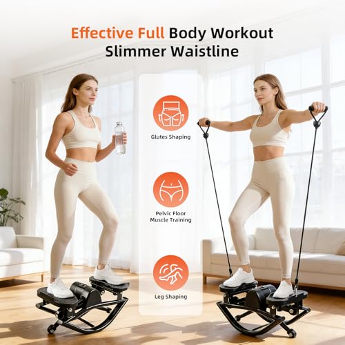Portable Aerobic Stepper for Full Body Workouts - 250LBS Capacity