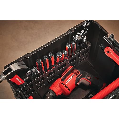 CRAFTSMAN VERSASTACK Tool Storage, Open Tote Case Crate Tool Box (CMST17809)