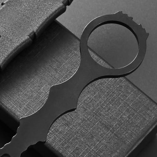 Ccanku Fixed Blade Knife Style B - D2 Steel, Portable Kydex Sheath, Outdoor Survival & Camping