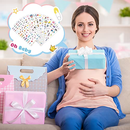 24 Sheets Baby Scrapbook Stickers - Pregnancy & First Year Themes